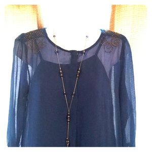 Royal Blue Sheath Dress